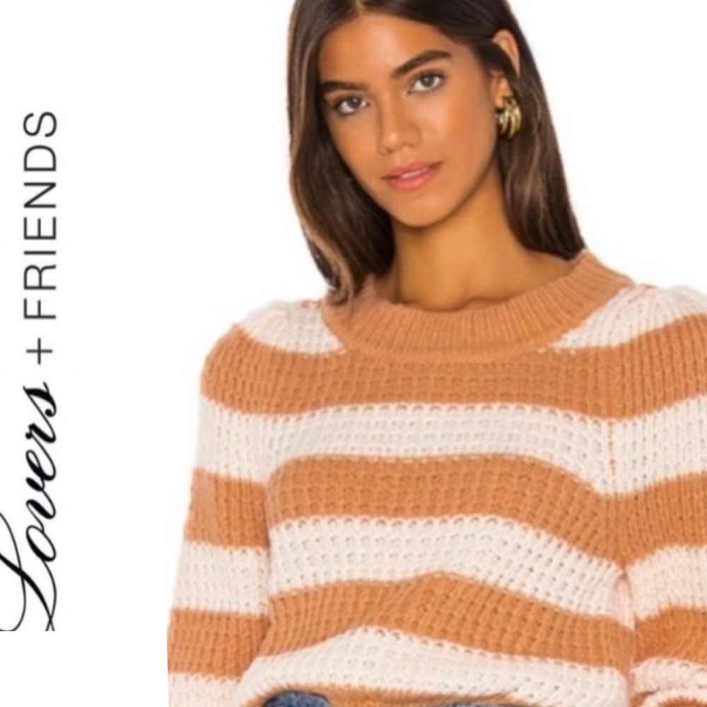 NWT Lovers+Friends Avah Sweater In Butterscotch. - Picture 4 of 11